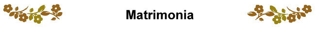 Matrimonia