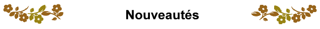 Nouveauts